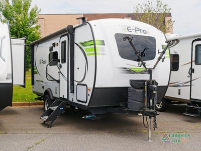 2021 Forest River RV Flagstaff E-Pro — front three-quarter view