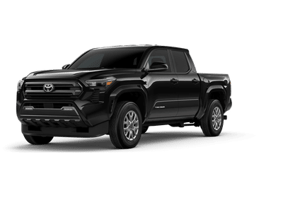 2026 Toyota Tacoma SR5 in Black — front three-quarter view