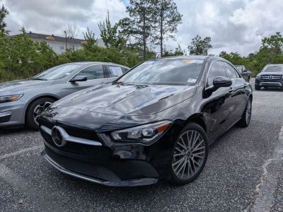 2023 Mercedes-Benz CLA 250 in Black — front three-quarter view