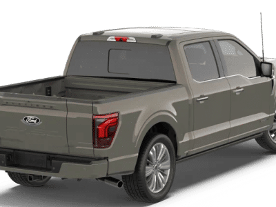 2026 Ford F-150 — rear three-quarter view