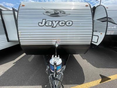 2026 Jayco Jay Flight SLX — front three-quarter view