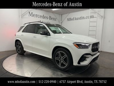 2026 Mercedes-Benz GLE 350 in Polar White — front three-quarter view