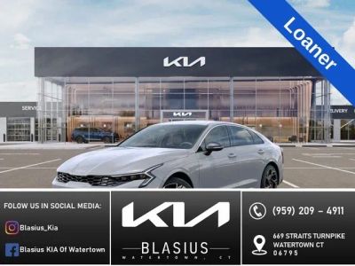 2026 Kia K5 GT-Line in Wolf Gray — front three-quarter view