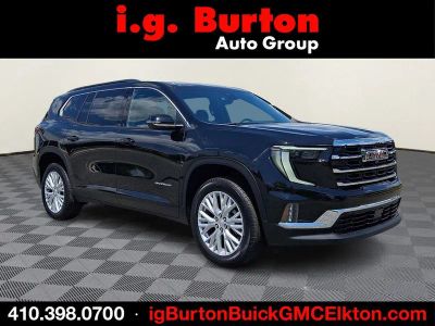 2026 GMC Acadia Elevation in Ebony Twilight Metallic — front three-quarter view