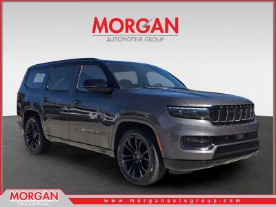 2024 Jeep Grand Wagoneer Series III in Gray — front three-quarter view