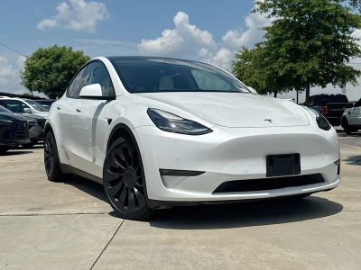 2021 Tesla Model Y — side profile view