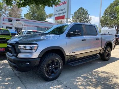 2024 RAM 1500 Rebel in Billet Silver Metallic Clearcoat — front three-quarter view