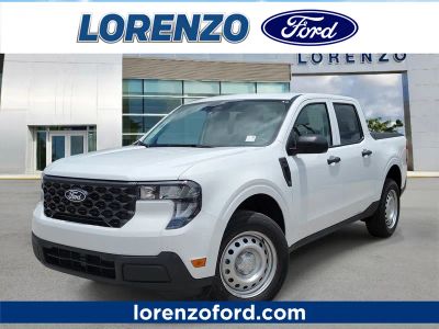2026 Ford Maverick XL in Oxford White — front three-quarter view