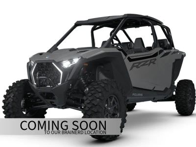 2026 Polaris RZR PRO XP 4 Ultimate Z26X4D92AH in Slate Gray — front three-quarter view