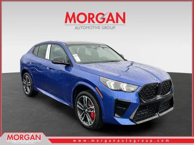 2026 BMW X2 xDrive28i in Blue — front three-quarter view
