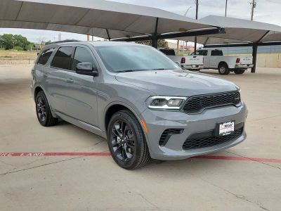 2026 Dodge Durango GT in Destroyer Gray Clearcoat — front three-quarter view
