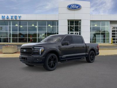 2026 Ford F-150 Lariat® in Agate Black Metallic — front three-quarter view