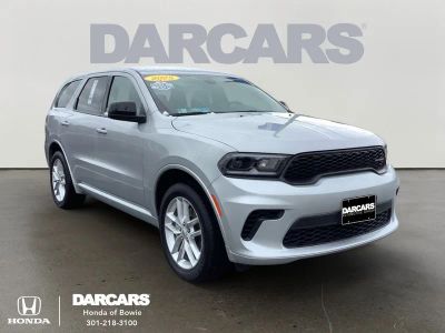 2025 Dodge Durango GT in Triple Nickel — front three-quarter view