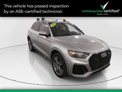 2025 Audi Q5 S line Premium 45 TFSI quattro — front three-quarter view