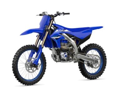 2026 Yamaha YZ450F Team Yamaha Blue — front three-quarter view