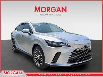 2024 Lexus RX 350 Premium Plus in Iridium — front three-quarter view