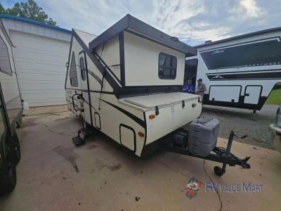 2016 Forest River RV Flagstaff Hard Side High Wall Series — rear three-quarter view