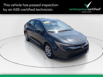 2024 Toyota Corolla LE CVT — front three-quarter view