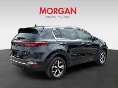 2021 Kia Sportage — rear three-quarter view