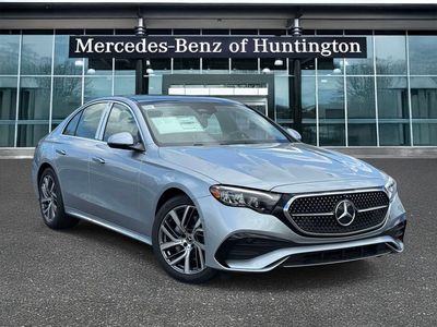 2026 Mercedes-Benz E-Class E 350 in Cirrus Silver Metallic — front three-quarter view