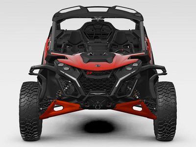 2026 Can-Am Maverick R X Legion Red — interior view
