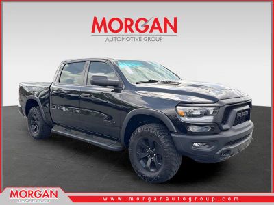 2022 Ram 1500 Rebel in Black — front three-quarter view