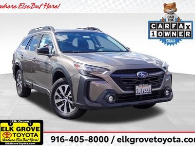2024 Subaru Outback Premium in Brown — front three-quarter view