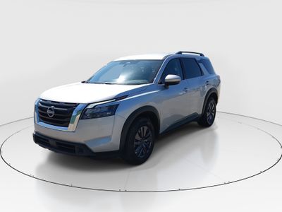 2025 Nissan Pathfinder — rear three-quarter view