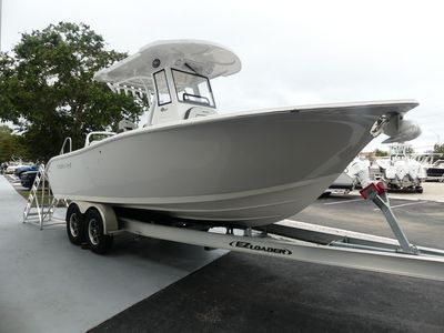 2026 Sea Pro 245 FLX Center Console — engine compartment view