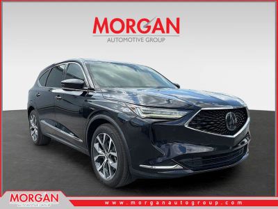 2022 Acura MDX w/Technology Package in Purple — front three-quarter view