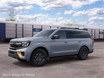 2027 Ford Expedition Tremor® in Glacier Gray Metallic Tri-Coat — front three-quarter view