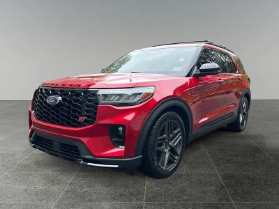 2025 Ford Explorer — rear three-quarter view