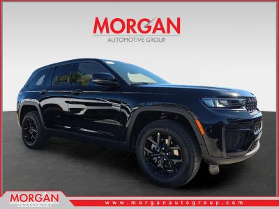2026 Jeep Grand Cherokee Laredo in Black — front three-quarter view