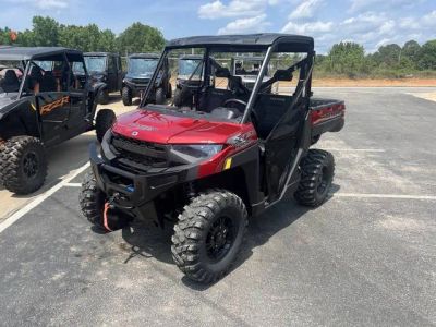 2026 Polaris® Ranger XP 1000 EPS Premium Sunset Red — front three-quarter view