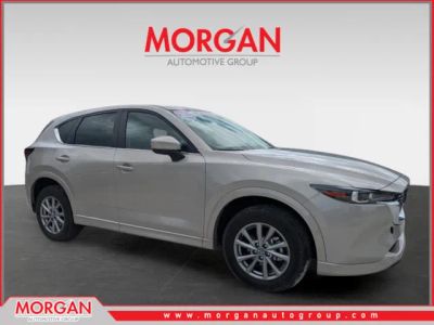 2025 Mazda CX-5 2.5 S Preferred Package in Platinum Quartz Metallic — front three-quarter view