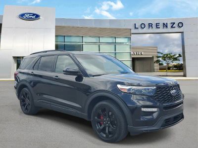 2023 Ford Explorer — rear three-quarter view