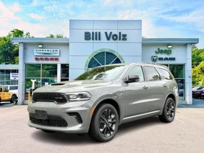 2026 Dodge Durango GT Plus in Destroyer Gray Clear-Coat Exterior Paint — front three-quarter view