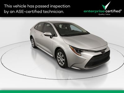 2024 Toyota Corolla LE CVT — front three-quarter view