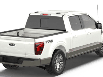 2026 Ford F-150 — rear three-quarter view