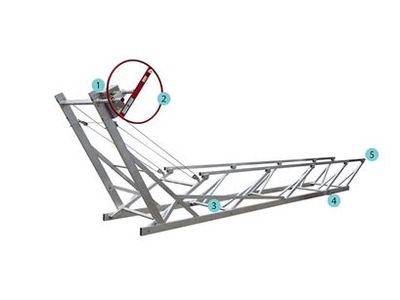 2026 LAKESHORE LSP20H+LSP20H 24FT PONTOON CANTILEVER BOAT LIFT - Photo 2