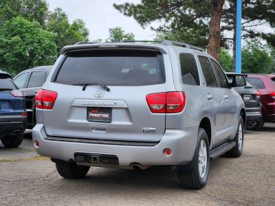 2011 Toyota Sequoia — rear three-quarter view