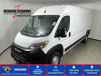 2026 RAM ProMaster Tradesman in Bright White Clear-Coat Exterior Paint — front three-quarter view