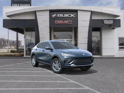 2026 Buick Envista Preferred in Ocean Blue Metallic — front three-quarter view
