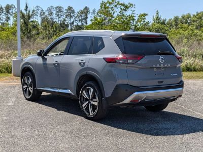 2021 Nissan Rogue — rear three-quarter view