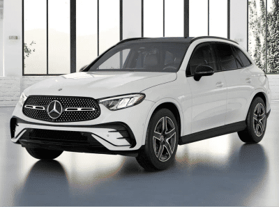 2026 Mercedes-Benz GLC 300 in Polar White — front three-quarter view