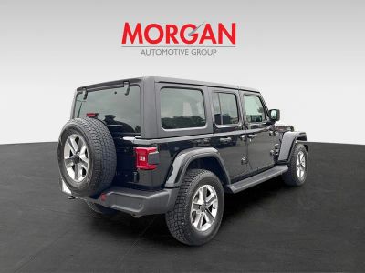 2022 Jeep Wrangler — rear three-quarter view
