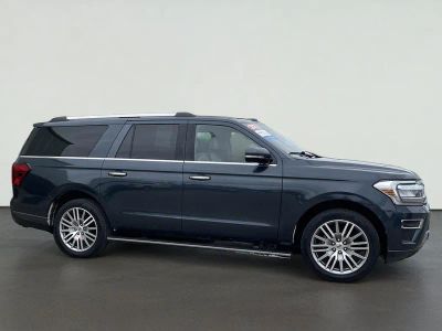 2022 Ford Expedition Max Limited in Brown — front three-quarter view