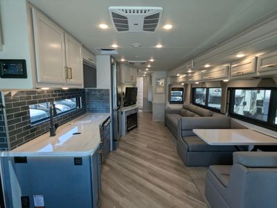 2026 Fleetwood Bounder — rear three-quarter view