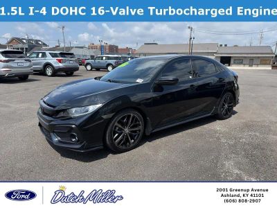2021 Honda Civic — rear three-quarter view