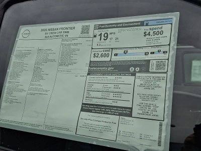 2026 Nissan Frontier — detail view